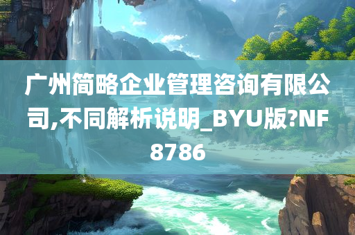 广州简略企业管理咨询有限公司,不同解析说明_BYU版?NF8786