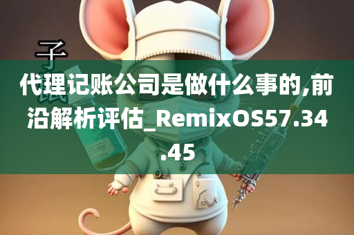 代理记账公司是做什么事的,前沿解析评估_RemixOS57.34.45