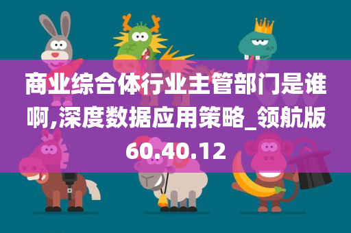 商业综合体行业主管部门是谁啊,深度数据应用策略_领航版60.40.12