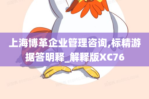 上海博革企业管理咨询,标精游据答明释_解释版XC76