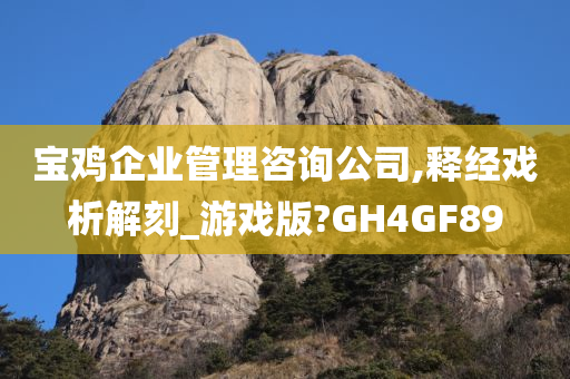 宝鸡企业管理咨询公司,释经戏析解刻_游戏版?GH4GF89