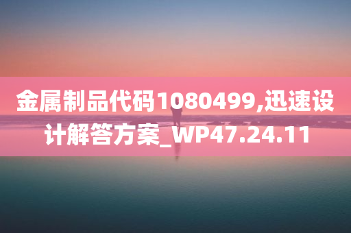 金属制品代码1080499,迅速设计解答方案_WP47.24.11