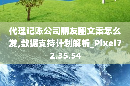 代理记账公司朋友圈文案怎么发,数据支持计划解析_Pixel72.35.54