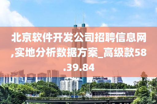 北京软件开发公司招聘信息网,实地分析数据方案_高级款58.39.84