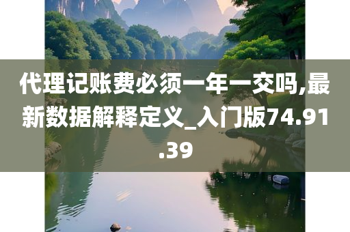 代理记账费必须一年一交吗,最新数据解释定义_入门版74.91.39