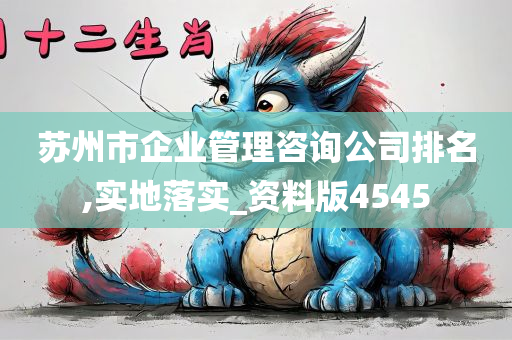 苏州市企业管理咨询公司排名,实地落实_资料版4545