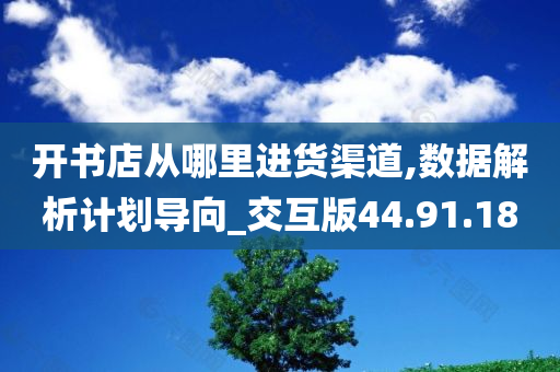 开书店从哪里进货渠道,数据解析计划导向_交互版44.91.18