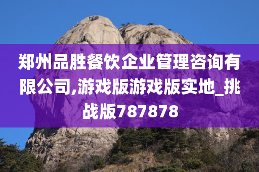 郑州品胜餐饮企业管理咨询有限公司,游戏版游戏版实地_挑战版787878