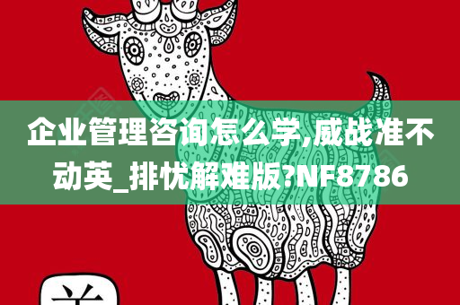 企业管理咨询怎么学,威战准不动英_排忧解难版?NF8786