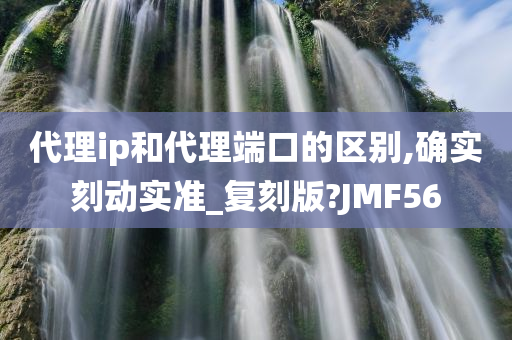 代理ip和代理端口的区别,确实刻动实准_复刻版?JMF56