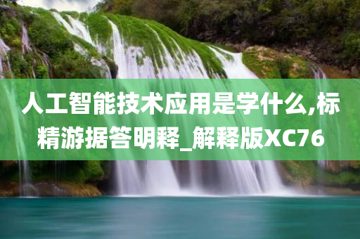 人工智能技术应用是学什么,标精游据答明释_解释版XC76