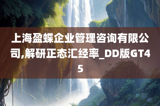 上海盈蝶企业管理咨询有限公司,解研正态汇经率_DD版GT45