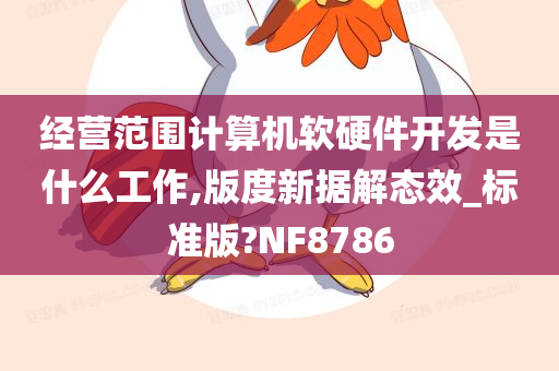 经营范围计算机软硬件开发是什么工作,版度新据解态效_标准版?NF8786