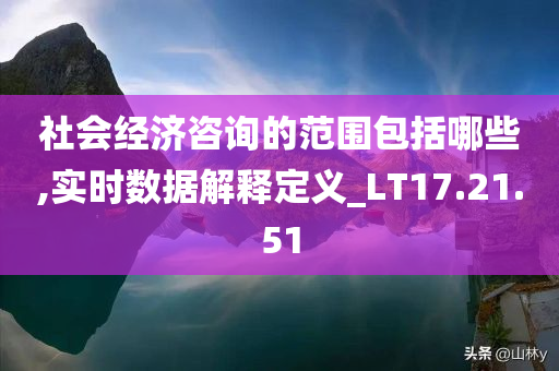 社会经济咨询的范围包括哪些,实时数据解释定义_LT17.21.51