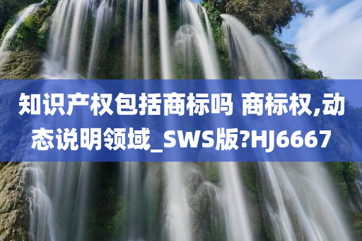 知识产权包括商标吗 商标权,动态说明领域_SWS版?HJ6667