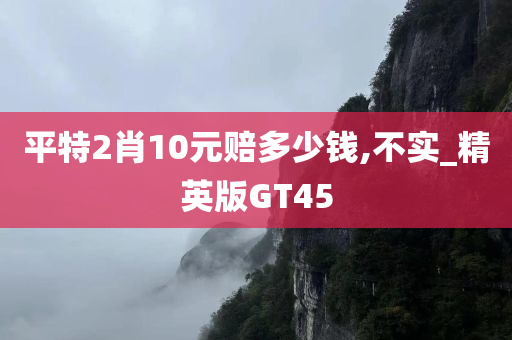 平特2肖10元赔多少钱,不实_精英版GT45