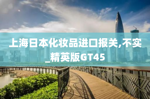 上海日本化妆品进口报关,不实_精英版GT45