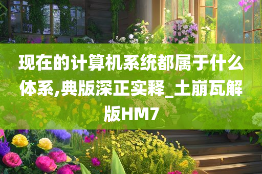 现在的计算机系统都属于什么体系,典版深正实释_土崩瓦解版HM7