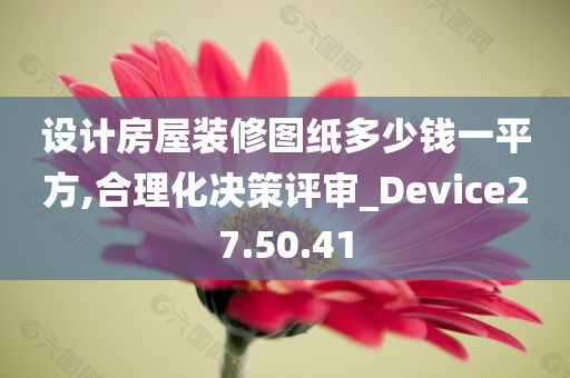 设计房屋装修图纸多少钱一平方,合理化决策评审_Device27.50.41