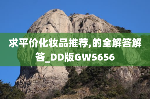 求平价化妆品推荐,的全解答解答_DD版GW5656