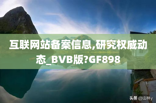 互联网站备案信息,研究权威动态_BVB版?GF898