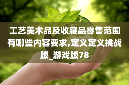 工艺美术品及收藏品零售范围有哪些内容要求,定义定义挑战版_游戏版78