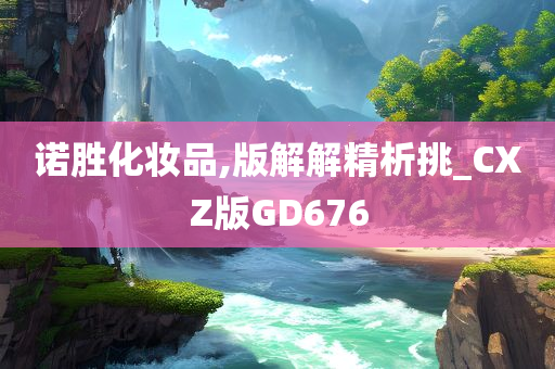 诺胜化妆品,版解解精析挑_CXZ版GD676