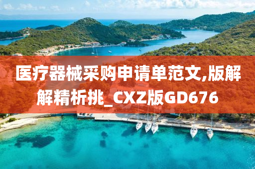 医疗器械采购申请单范文,版解解精析挑_CXZ版GD676