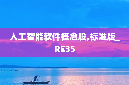 人工智能软件概念股,标准版_RE35