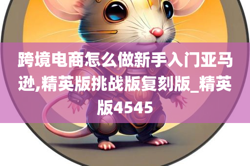 跨境电商怎么做新手入门亚马逊,精英版挑战版复刻版_精英版4545