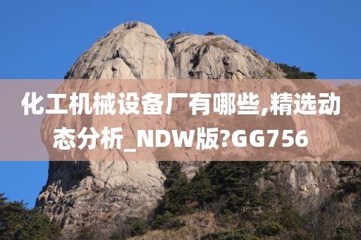 化工机械设备厂有哪些,精选动态分析_NDW版?GG756