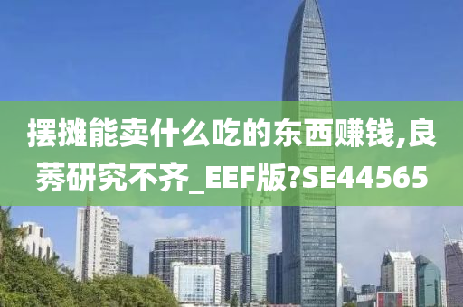 摆摊能卖什么吃的东西赚钱,良莠研究不齐_EEF版?SE44565