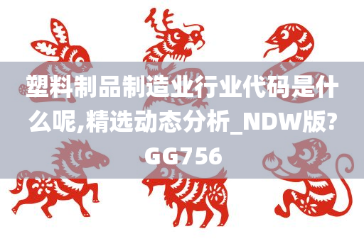 塑料制品制造业行业代码是什么呢,精选动态分析_NDW版?GG756