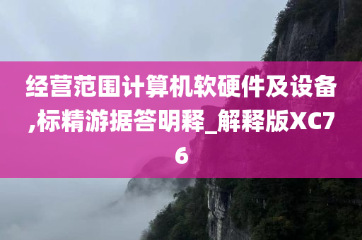 经营范围计算机软硬件及设备,标精游据答明释_解释版XC76