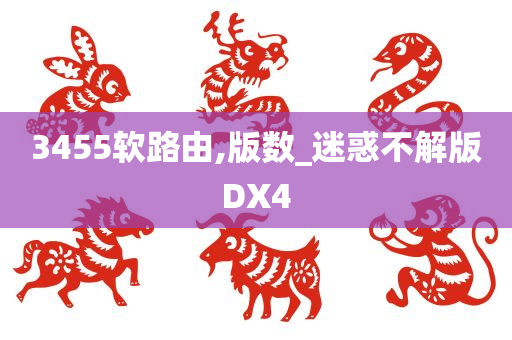 3455软路由,版数_迷惑不解版DX4