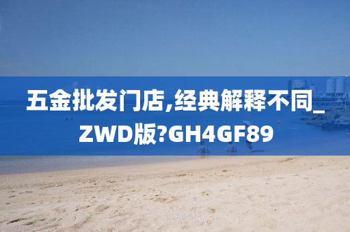 五金批发门店,经典解释不同_ZWD版?GH4GF89