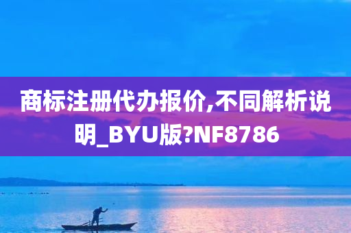 商标注册代办报价,不同解析说明_BYU版?NF8786