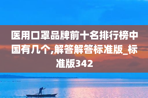 医用口罩品牌前十名排行榜中国有几个,解答解答标准版_标准版342