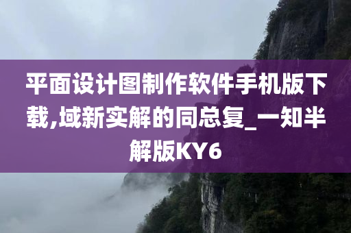 平面设计图制作软件手机版下载,域新实解的同总复_一知半解版KY6