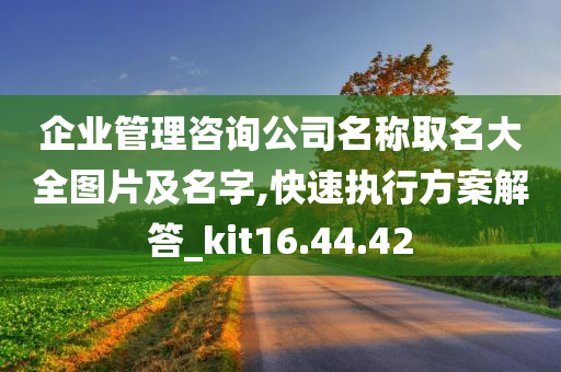 企业管理咨询公司名称取名大全图片及名字,快速执行方案解答_kit16.44.42