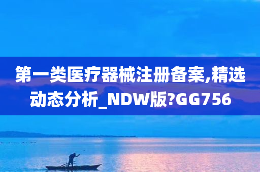 第一类医疗器械注册备案,精选动态分析_NDW版?GG756