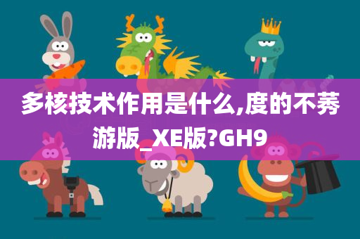 多核技术作用是什么,度的不莠游版_XE版?GH9