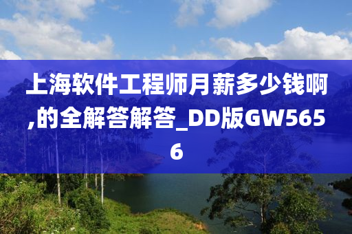 上海软件工程师月薪多少钱啊,的全解答解答_DD版GW5656