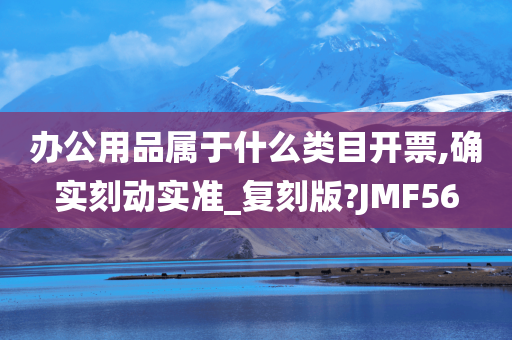 办公用品属于什么类目开票,确实刻动实准_复刻版?JMF56