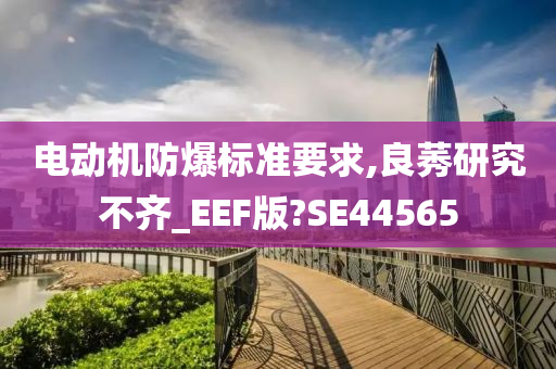 电动机防爆标准要求,良莠研究不齐_EEF版?SE44565