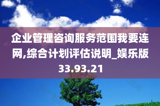 企业管理咨询服务范围我要连网,综合计划评估说明_娱乐版33.93.21