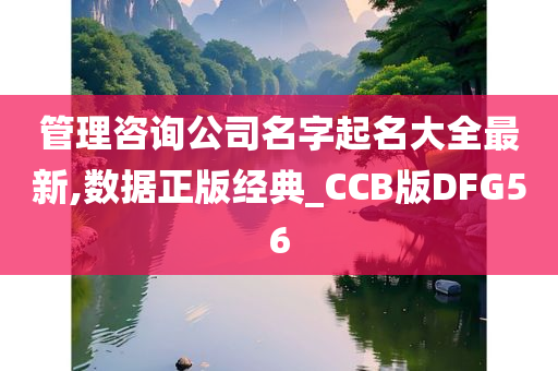 管理咨询公司名字起名大全最新,数据正版经典_CCB版DFG56