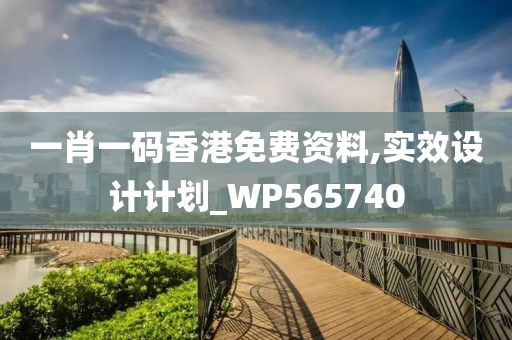 一肖一码香港免费资料,实效设计计划_WP565740