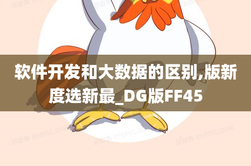 软件开发和大数据的区别,版新度选新最_DG版FF45