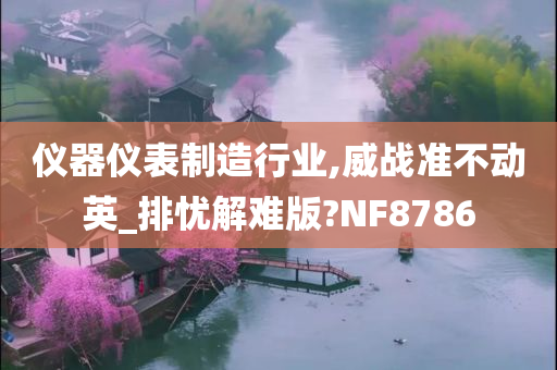 仪器仪表制造行业,威战准不动英_排忧解难版?NF8786